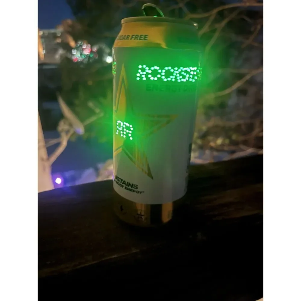 Rockstar Energy Drink Collectible‎ Lamp Can Green Light